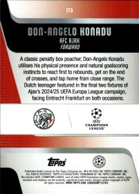Don-Angelo Konadu - Topps UEFA Club Competitions Base Set 2025-26, Nr. 173 – Rookie Card, Diamante