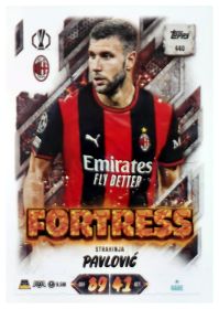 Strahinja Pavlović - Topps Match Attax UEFA Club Competitions Fortress 2026-27, Nr. 440