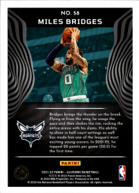 Miles Bridges - Panini Illusions Base Set 2021-22, Nr. 58