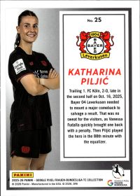 Katharina Piljić - Panini Frauen-Bundesliga TC Collection Base Set 2025-26, Nr. 25