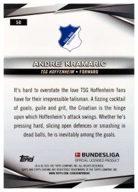 Andrej Kramarić - Topps Chrome Sapphire Bundesliga Base Set 2024-25, Nr. 50 – Nummeriert, Green Sapphire