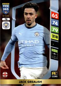 Jack Grealish - Panini Adrenalyn XL FIFA 365 Base Set 2025, Nr. 78