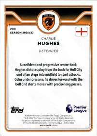 Charlie Hughes - Topps Flagship Premier League Base Set 2026-27, Nr. 288