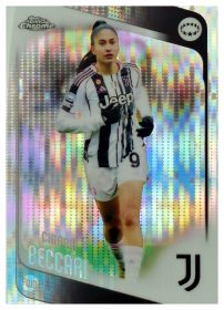 Chiara Beccari - Topps Chrome UEFA Women's Champions League Base Set 2025-26, Nr. 74 – RayWave Refractor
