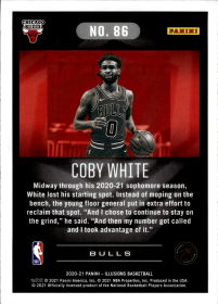 Coby White - Panini Illusions Base Set 2020-21, Nr. 86