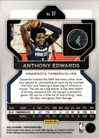 Anthony Edwards - Panini Prizm Base Set 2021-22, Nr. 37