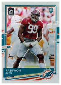 Raekwon Davis - Panini Donruss Optic Base Set 2020, Nr. 134 – Rookie Card