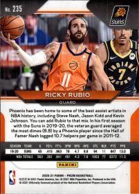 Ricky Rubio - Panini Prizm Base Set 2020-21, Nr. 235