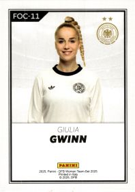Giulia Gwinn - Panini DFB-Frauen Team-Set FOC 2025, Nr. FOC-11 – Insert