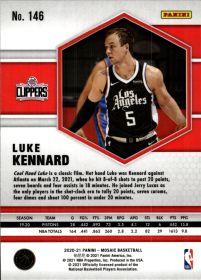 Luke Kennard - Panini Mosaic Base Set 2020-21, Nr. 146