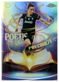 Barbara Bonansea - Topps Chrome UEFA Women's Champions League Poetic Precision 2025-26, Nr. P-10 – Insert