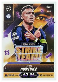 Lautaro Martínez - Topps Match Attax UEFA Club Competitions Strike Team 2026-27, Nr. AOH 4