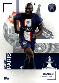 Danilo - Topps Paris Saint-Germain Official Team Set 2023-24, Nr. 28