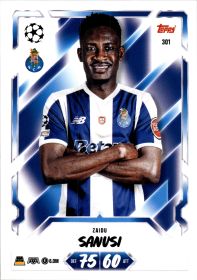 Zaidu Sanusi - Topps Match Attax UEFA Club Competitions Base Set 2026-27, Nr. 301