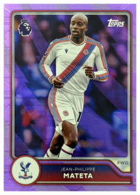 Jean-Philippe Mateta - Topps Flagship Premier League Base Set 2026-27, Nr. 118 – Purple Voltage Parallel