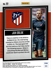 Jan Oblak - Panini Score FIFA Base Set 2022-23, Nr. 22