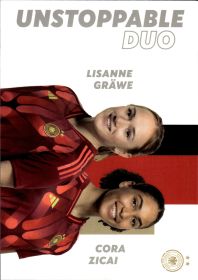 Lisanne Gräwe & Cora Zicai - Panini DFB-Frauen Team-Set Unstoppable Duo 2025, Nr. DUO-09 – Insert