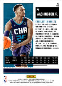 PJ Washington Jr. - Panini Contenders Season Ticket 2020-21, Nr. 69
