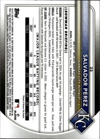 Salvador Perez - Topps Bowman Chrome Base Set 2025, Nr. 23