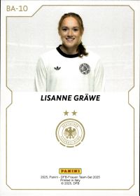 Lisanne Gräwe - Panini DFB-Frauen Team-Set Base Set 2025, Nr. BA-10