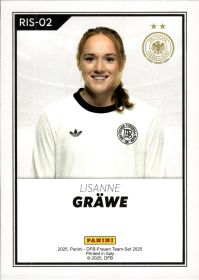 Lisanne Gräwe - Panini DFB-Frauen Team-Set RIS 2025, Nr. RIS-02 – Insert