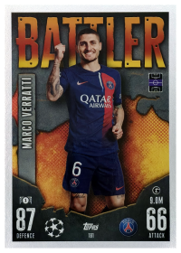 Marco Verratti - Topps Match Attax UEFA Club Competitions Battler 2023-24, Nr. 181