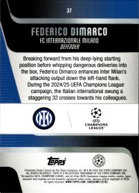 Federico Dimarco - Topps UEFA Club Competitions Base Set 2025-26, Nr. 37