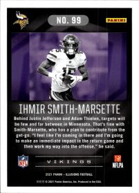 Ihmir Smith-Marsette - Panini Illusions Base Set 2021, Nr. 99 – Rookie Card