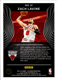 Zach LaVine - Panini Illusions Base Set 2021-22, Nr. 37
