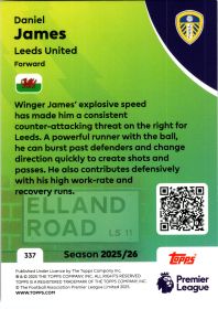 Daniel James - Topps Match Attax Premier League Base Set 2025-26, Nr. 337