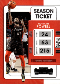 Norman Powell - Panini Contenders Season Ticket 2021-22, Nr. 49