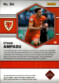 Ethan Ampadu - Panini Mosaic FIFA Road to World Cup Base Set 2021-22, Nr. 84