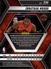 Jonathan Mogbo - Panini Mosaic Base Set 2024-25, Nr. 235 – Rookie Card