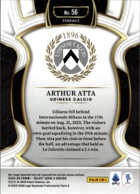 Arthur Atta - Panini Select Serie A Terrace 2025-26, Nr. 56 – Rookie Card