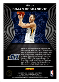 Bojan Bogdanovic - Panini Illusions Base Set 2021-22, Nr. 35