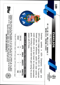 Evanilson - Topps Chrome UEFA Club Competitions Base Set 2022-23, Nr. 109