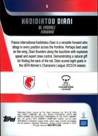 Kadidiatou Diani - Topps Chrome UEFA Women's Champions League Base Set 2025-26, Nr. 5