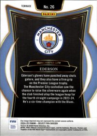 Ederson - Panini Select FIFA Terrace 2024-25, Nr. 26