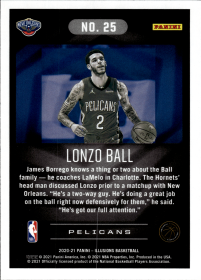 Lonzo Ball - Panini Illusions Base Set 2020-21, Nr. 25
