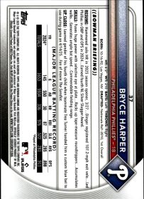 Bryce Harper - Topps Bowman Chrome Base Set 2025, Nr. 37