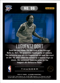 Luguentz Dort - Panini Illusions Base Set 2020-21, Nr. 96