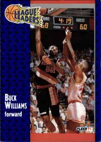Buck Williams - Fleer League Leaders 1991-92, Nr. 224