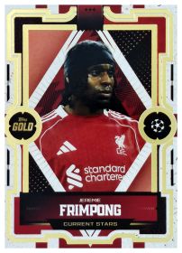 Jeremie Frimpong - Topps Gold UEFA Club Competitions Current Stars 2025-26