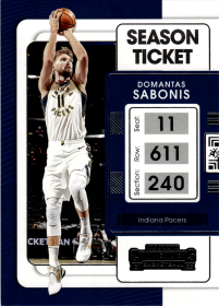 Domantas Sabonis - Panini Contenders Season Ticket 2021-22, Nr. 2