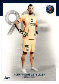 Alexandre Letellier - Topps Paris Saint-Germain Official Team Set 2023-24, Nr. 24