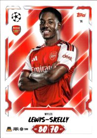 Myles Lewis-Skelly - Topps Match Attax UEFA Club Competitions Base Set 2026-27, Nr. 14
