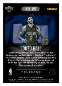 Lonzo Ball - Panini Illusions Base Set 2020-21, Nr. 25