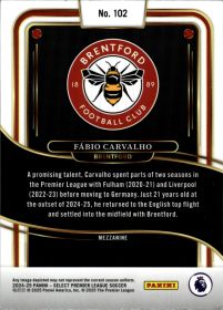 Fábio Carvalho - Panini Select Premier League Mezzanine 2024-25, Nr. 102