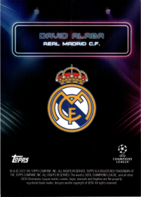 David Alaba - Topps UEFA Club Competitions Showtime 2023-24