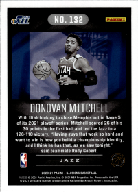 Donovan Mitchell - Panini Illusions Base Set 2020-21, Nr. 132